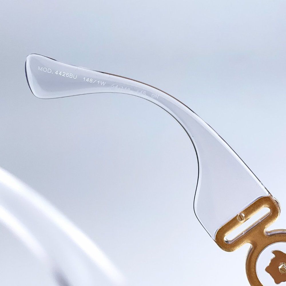 NEW VERSACE MAXI BIGGIE 148/1W Crystal Clear Oval Women 😎 - Picture 6 of 13